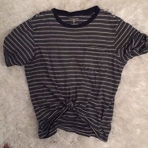 Lands end striped tee shirt